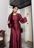 Serene Shamoz Silk 2 Piece Stiched Suit - Shiwani Apparels