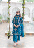 Heavy Sequin Embroidered Shirt with Trouser Dupatta 3PCS